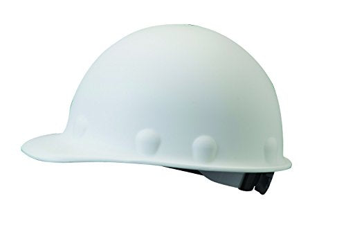 Fibre-Metal by Honeywell P2ARW01A000 Super Eight Ratchet Fiber Glass Cap Style Hard Hat, White