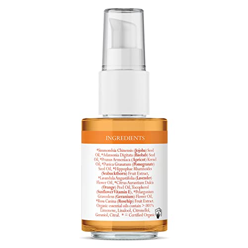 Badger Seabuckthorn Face Oil 1oz- Certified Organic