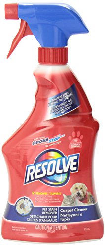 Resolve Pet, Dog & Cat Stain Removal, Carpet Cleaner with Odour Stop, Trigger, 65 ml (Pack of 2)