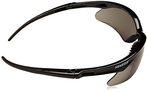 Jackson Safety 22475 V30 Nemesis Safety Glasses, Smoke Anti-Fog Lenses with Black Frame 1 Each