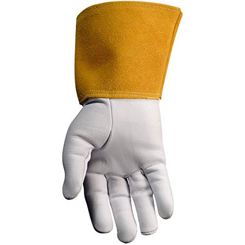 Caiman 1600-5 Welders and Foundry Gloves Natural L