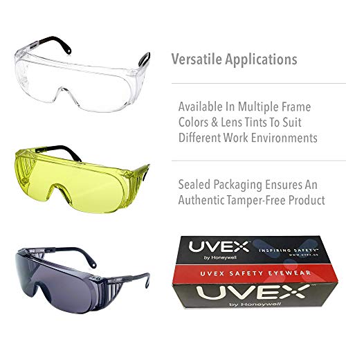 Uvex S0360X Ultra-spec 2000 Safety Eyewear, Orange Frame, SCT-Orange UV Extreme Anti-Fog Lens