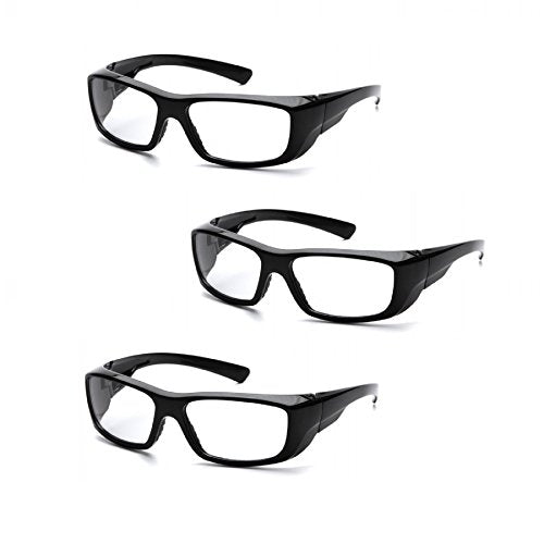 Pyramex Emerge Full Reader Safety Glasses, Clear Lens (3 Pair)