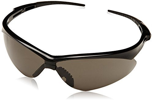 Jackson Safety 22475 V30 Nemesis Safety Glasses, Smoke Anti-Fog Lenses with Black Frame 1 Each