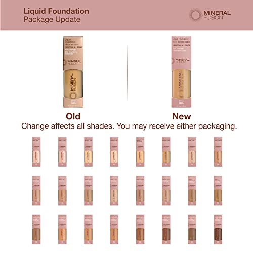 Mineral Fusion Liquid Foundation, Olive 1, 1 Fl Oz