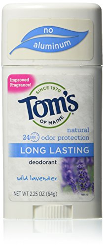 Tom's of Maine Deodorant, Aluminum-Free, Long Lasting, Wild Lavender, 2.25 oz.