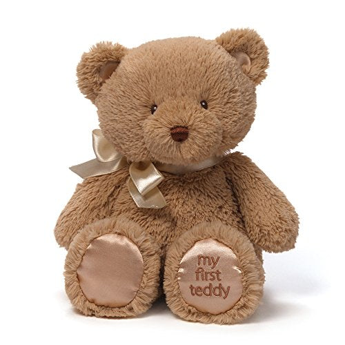 Baby GUND My First GUND Teddy Bear, Ultra Soft Animal Plush Toy for Babies and Newborns, Tan, 10”