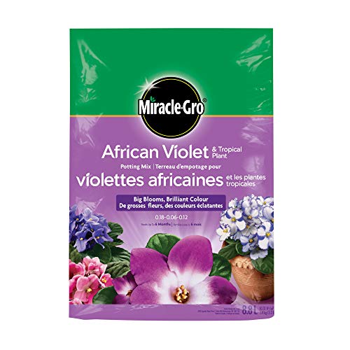 Miracle-Gro 72618300 African Violet & Tropical Plant Potting Mix