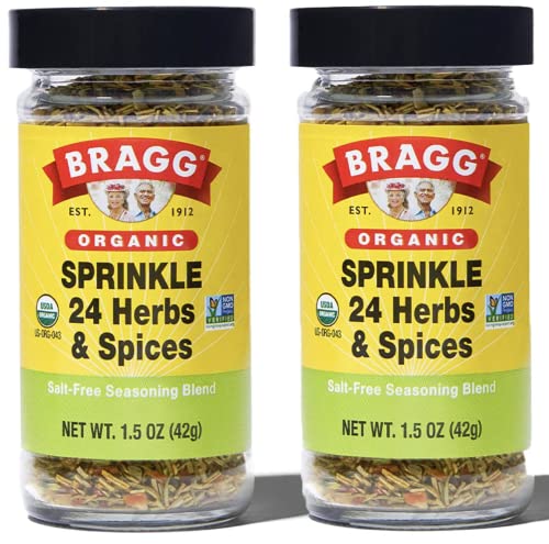 Bragg Organic Sprinkle Seasoning 1.50 Ounces (Pack of 2)