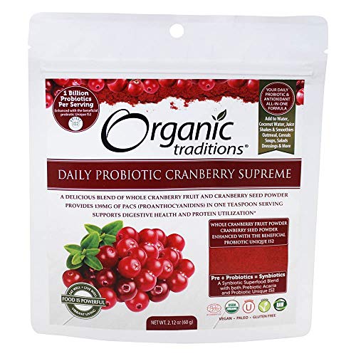 Organic Traditions Daily Probiotic Cranberry Supreme