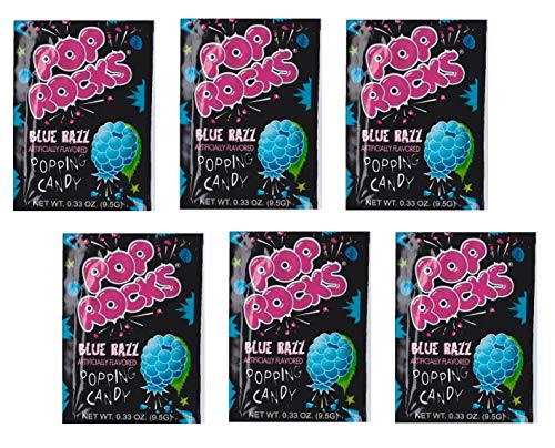 Pop Rocks Popping Fizzing Crackling Candy 6pk