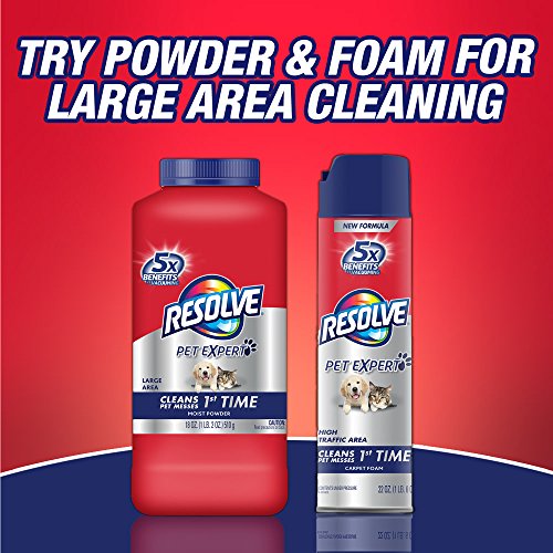 Resolve Pet, Dog & Cat Stain Removal, Carpet Cleaner with Odour Stop, Trigger, 65 ml (Pack of 2)