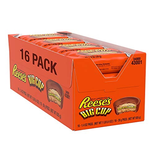 Hershey's Reese's Peanut Butter Big Cup 39 g (Pack of 16)