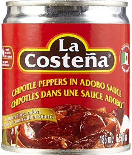 La Costena Chipotle Peppers in adobo sauce, 6.55 OZ (Pack of 3)