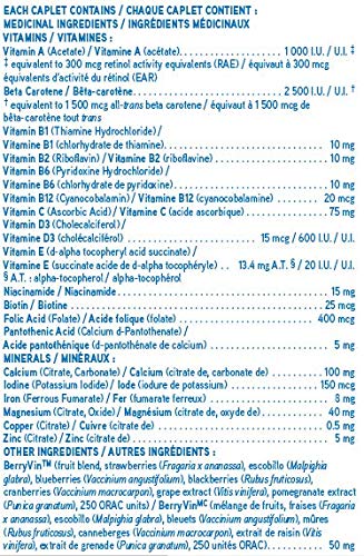 Swiss Natural Total One Teen Multi Vitamin & Mineral | Calcium, Biotin & Vitamin B12 | Daily Maintenance for Overall Health | No Preservatives and Dairy | 90 Caplets